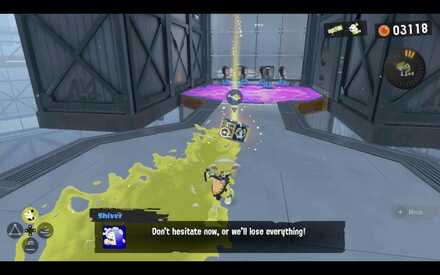 Use the Trizooka to take out the enemies