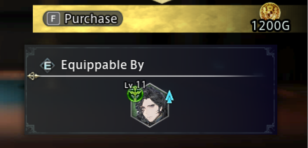 DioField Chronicle - Can Only Be Equipped by Specific Characters