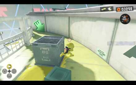 jump into the vent duct to end the stage