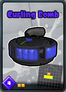 Curling Bomb Splatoon 3