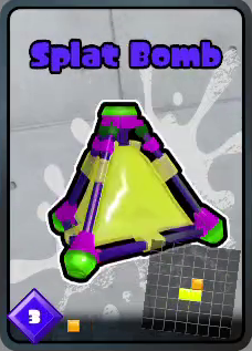 Splat Bomb Splatoon 3