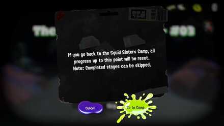 You must start from the beginning if you choose to leave