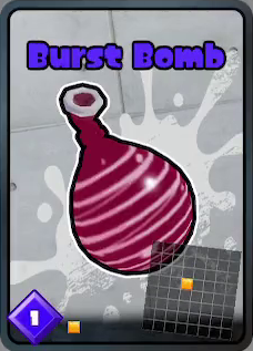 Burst Bomb Splatoon 3