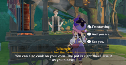 Genshin - Jahangir Shop at Port Ormos