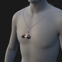 Dumbbell Necklace