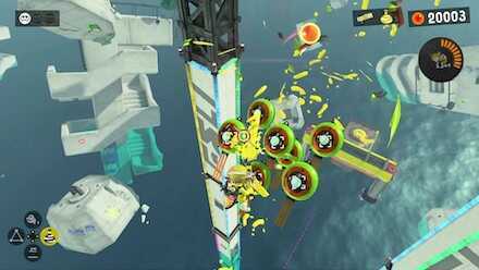 Pop all the balloons quickly at the final drop