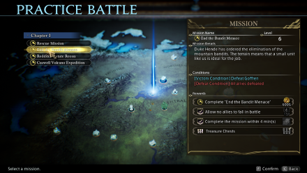 Completed Rewards for Practice Battle