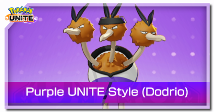 Pokemon UNITE - Purple UNITE Style Dodrio Banner