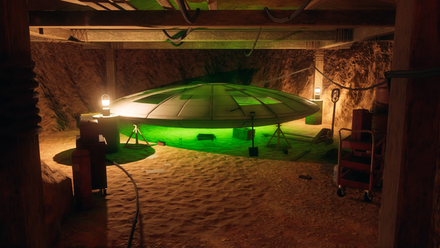 Underground UFO Location