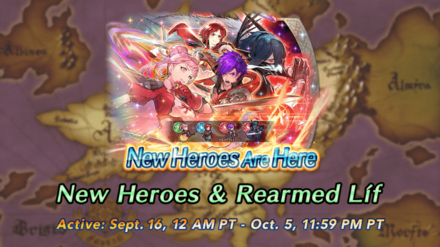 New Heroes & Rearmed Líf Fire Emblem Heroes FEH