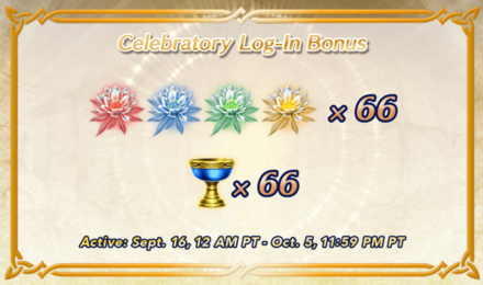 Celebratory Log-In Bonus FEH