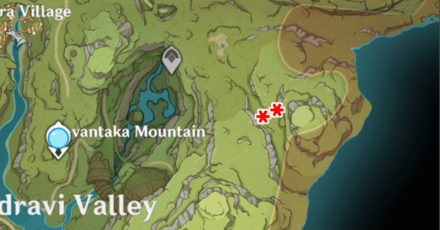 Genshin - Brightwood Tree Locations - Ardravi Valley