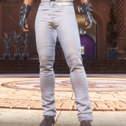 Jeans, Slim, Plate Buckle