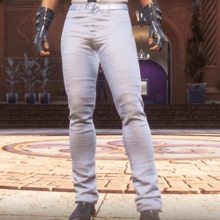 Jeans, Slim, Plate Buckle