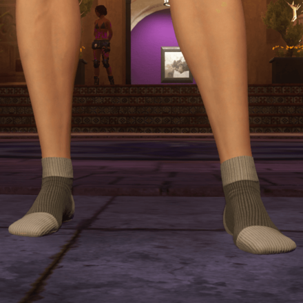 Ankle Socks, Two-Tone