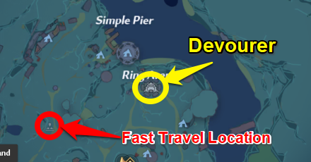 Tower of Fantasy - Devourer Map View