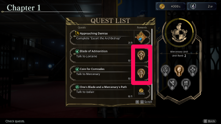 The DioField Chronicle - Mercenary Rank Guide