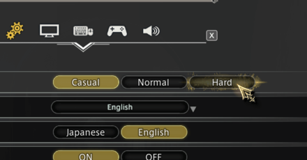 The DioField Chronicle - Difficulty Settings