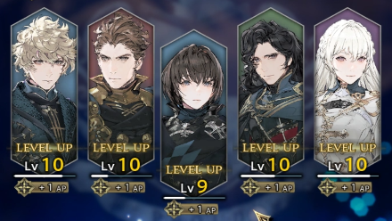 Level up your character to get more AP