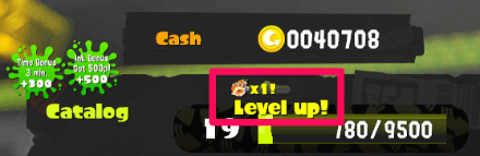 Splatoon 3 Conch Shell Level Up