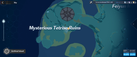 Spacerift - Mysterious Tetriso Ruins Map