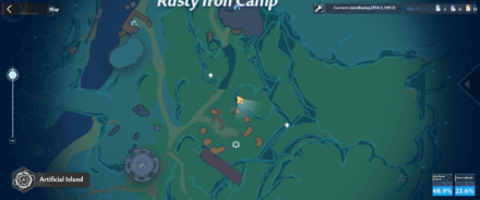 Spacerift - Rusty Iron Camp Map