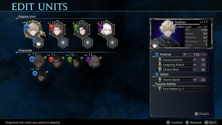 Select a Leader and Adjutant