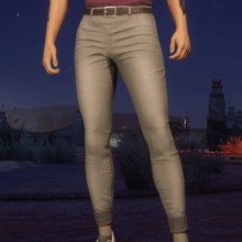 Jeans, Slim, Tongue Buckle