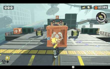 Use Ink wheels to safely proceed through the stage