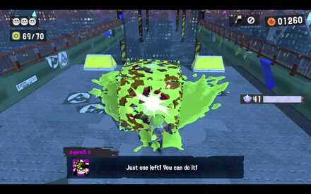 Have enough ink for the final block