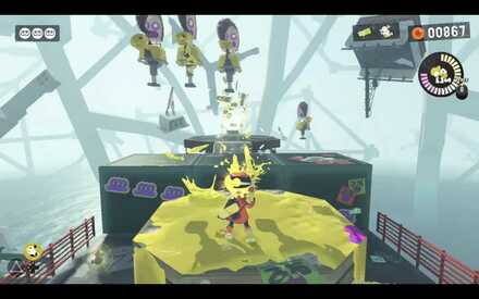 Stay on Platforms to get better shots