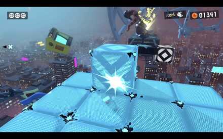 once close enough use the block for cover