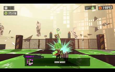 Break the crate before it falls