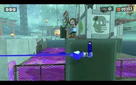 ride the rail and take out the enemies