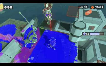 splat enemies form above