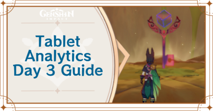 Genshin Impact - Tablet Analytics Day 3 Guide