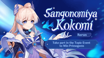Genshin Impact Kokomi Rerun Topic Event Info Image