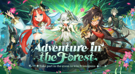 Genshin Impact Adventure in the Forest Event