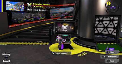 Splatoon 3 - Lobby Terminal