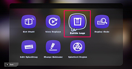 Splatoon 3 - Battle Logs