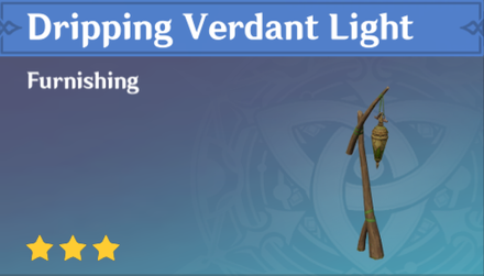 Genshin Impact - How to Get Dripping Verdant Light Furnishing