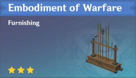 Genshin Impact - How to Get Embodiment of Warfare Furnishing