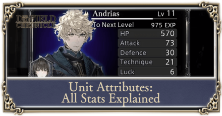 The DioField Chronicle - Attributes and Stats Explained