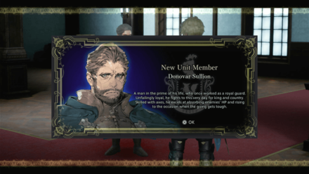 DioField Chronicle - Donovar Recruit