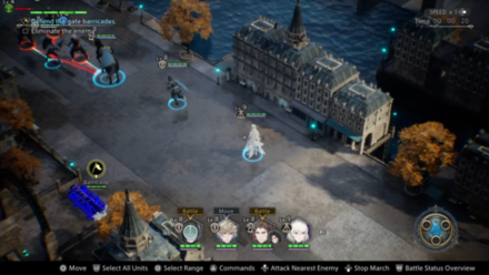 keep someone near barricade