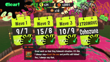 Splatoon 3 - Obtained from King Salmonid Cohozuna