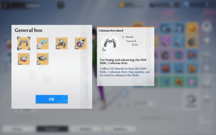 Tower of Fantasy - Obtain 20 Colossus Arm Shards
