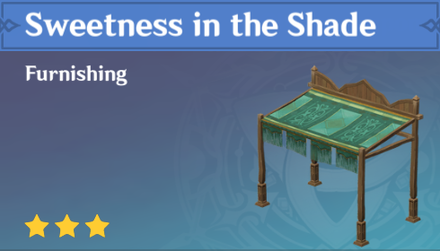 Genshin Impact - How to Get Sweetness in the Shade Furnishing