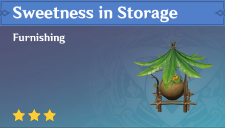 Genshin Impact - How to Get Sweetness in Storage Furnishing