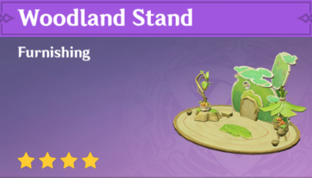 Genshin Impact - How to Get Woodland Stand Furnishing